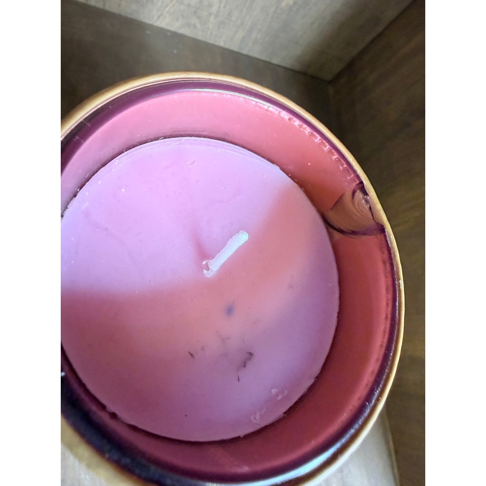 Anthropologie Paris Scented Candle Gold Leather Eiffel Tower Logo - Picture 4 of 7
